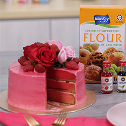 Numeral Cake 18 smooth Cream pink+green piping+frangipanis - Pure Gelato  Sydney - Pure Gelato Sydney | Gelato | Gelato Cakes | Gelato Fundraising